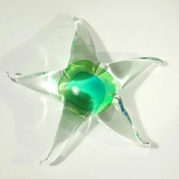 Blown Glass Starfish Paperweight - Picture 6 of 8